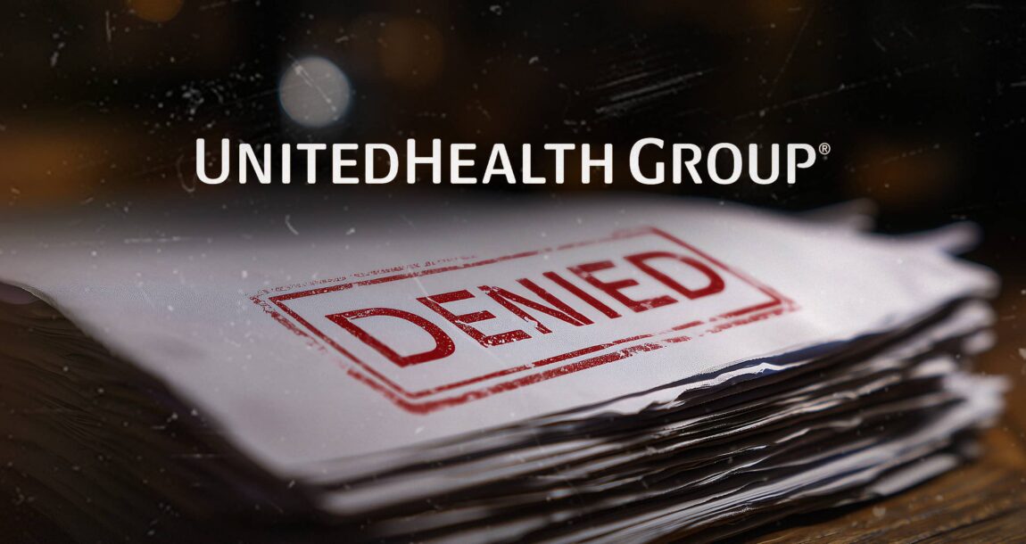 Image shows a denial health claim