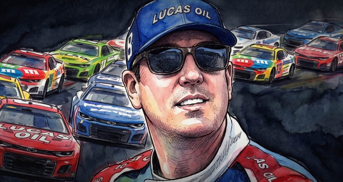 Image shows Kyle Busch