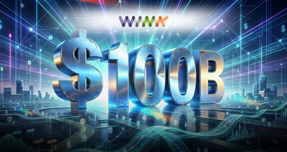 Image shows the Wink logo and $100B