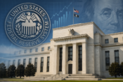 Image shows the Federal Reserve building