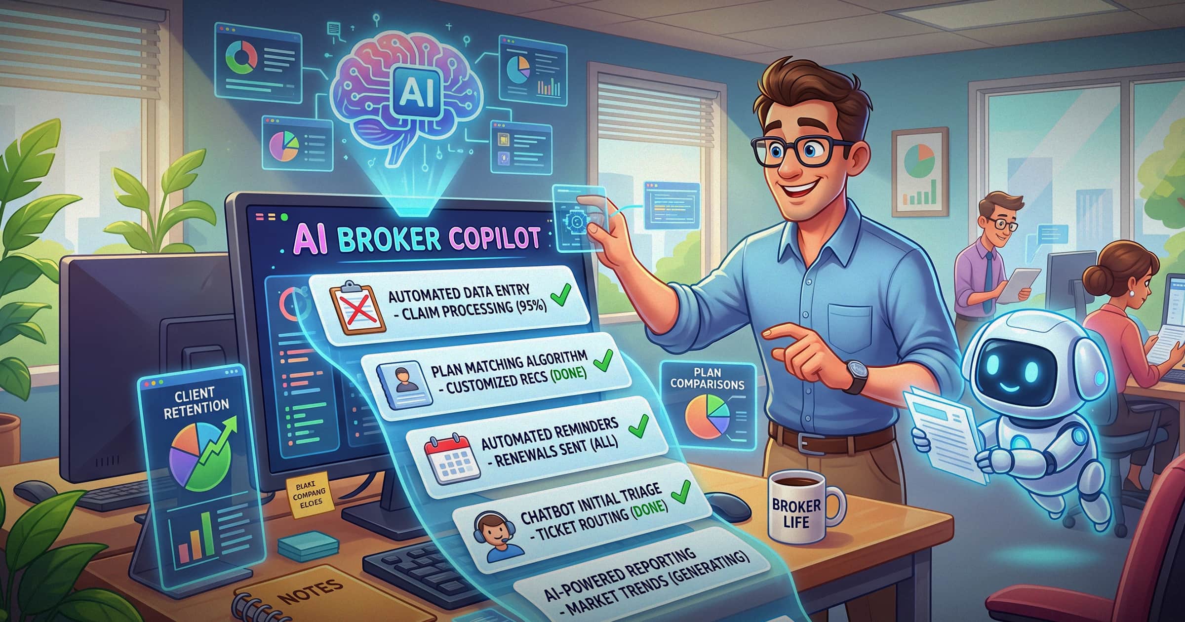 How health insurance brokers can use AI to thrive