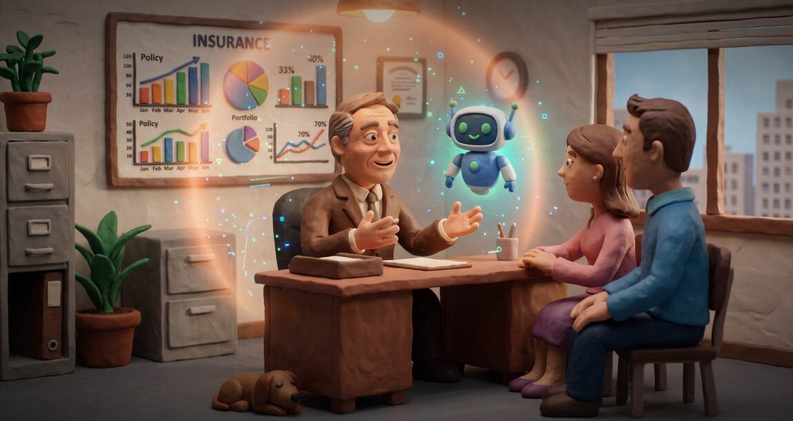 AI displayed as apart of the insurance process