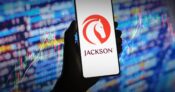 Image shows the Jackson logo on a phone