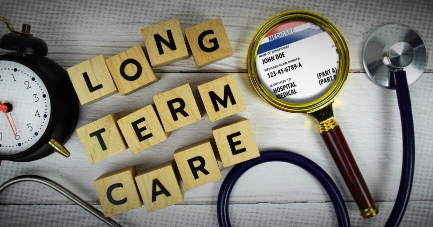 Image shows the words, "Long-Term Care."