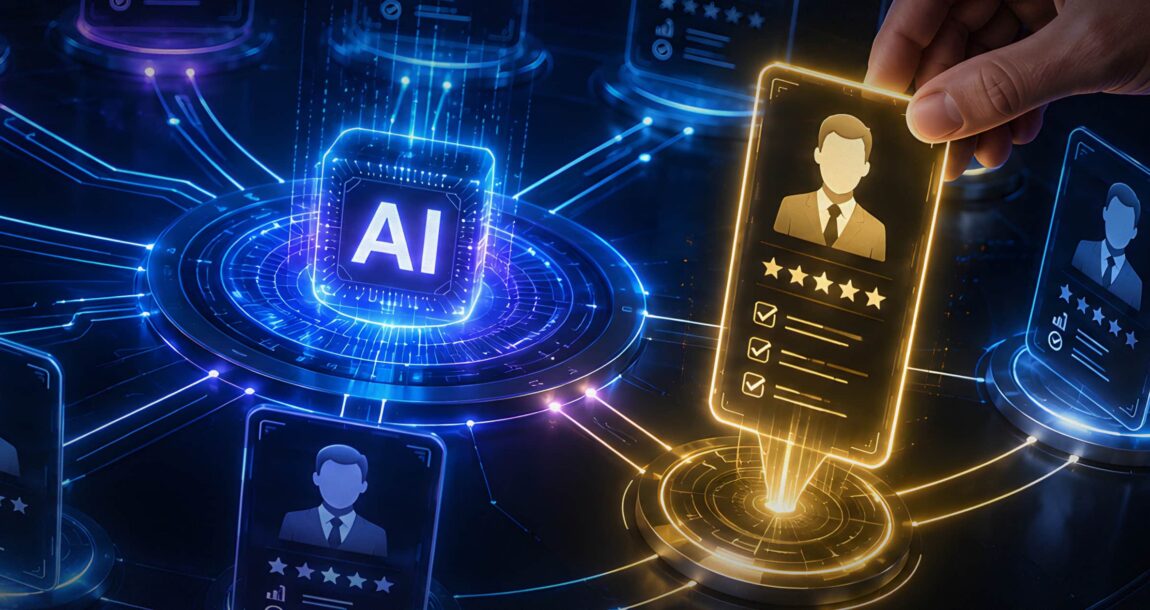 Image shows a floating AI loosely connected to a phone.
