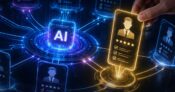 Image shows a floating AI loosely connected to a phone.