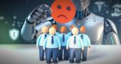 Image shows an unhappy face