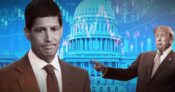 Image shows Trump and Fed Chair Kevin Warsh