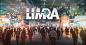 Image shows the LIMRA logo and a crowd of people